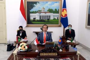 Presiden Jokowi Hadiri KTT ASEAN ke-37 Secara Virtual di Istana Bogor