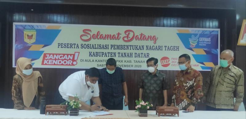 Pemda Tanah Datar kerjasama dengan Unand Padang bentuk "Nagari Tageh"