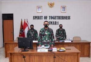 Danpasmar 1 Ikuti Rakor Renaki II TNI AL Tahun 2020 Secara Virtual