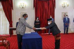 Presiden Kenyatta Antusias Menyambut Inisiatif Peningkatan Kerjasama Bilateral RI - Kenya