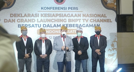 Resmikan BNPT TV Channel, Perbanyak Diseminasi Narasi Lawan Propaganda Radikalisme dan Terorisme