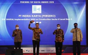 Indra Karya Berhasil Raih Penghargaan TOP Digital Implementation pada Ajang TOP Digital Awards 2020