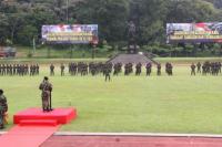 Upacara Pembukaan Pendidikan Pertama Prajurit Karier TNI TA 2021