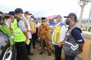 Menteri Basuki Tinjau Penanganan Darurat Bencana Gempa Bumi di Sulbar