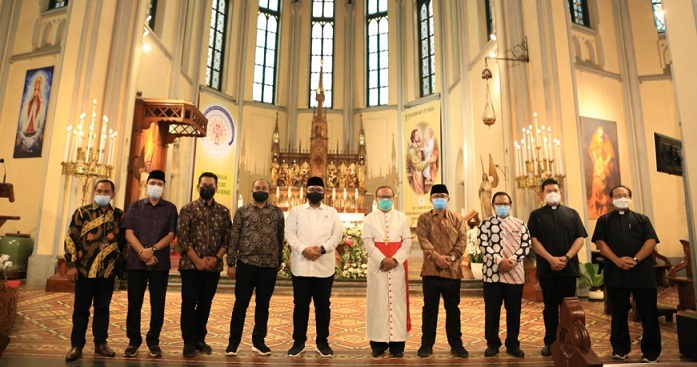 Bertemu Uskup Agung Jakarta, Menag: Visi Kebangsaan dan Moderasi Beragama Jadi Prioritas Kami
