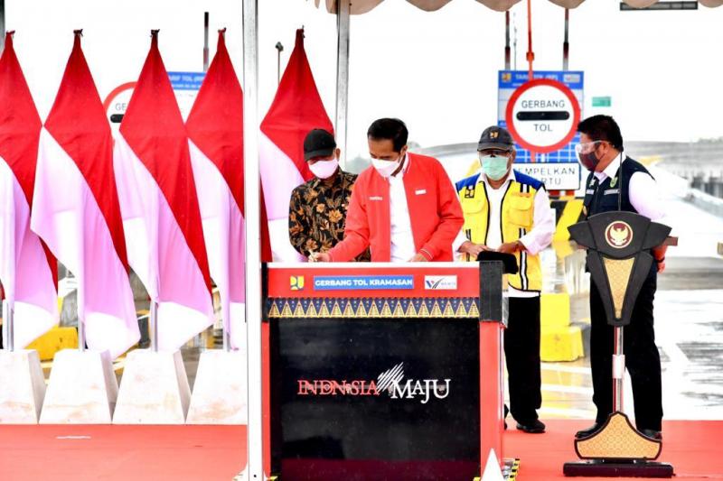 Resmikan Ruas Tol di Sumsel, Presiden: Bakauheni ke Palembang Kini Hanya 3,5 Jam Perjalanan