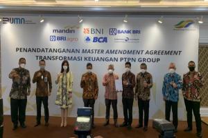 PTPN III Tandatangani Master Amendment Agreement Transformasi Keuangan PTPN Group dengan 5 Perbankan Nasional dan LPEI