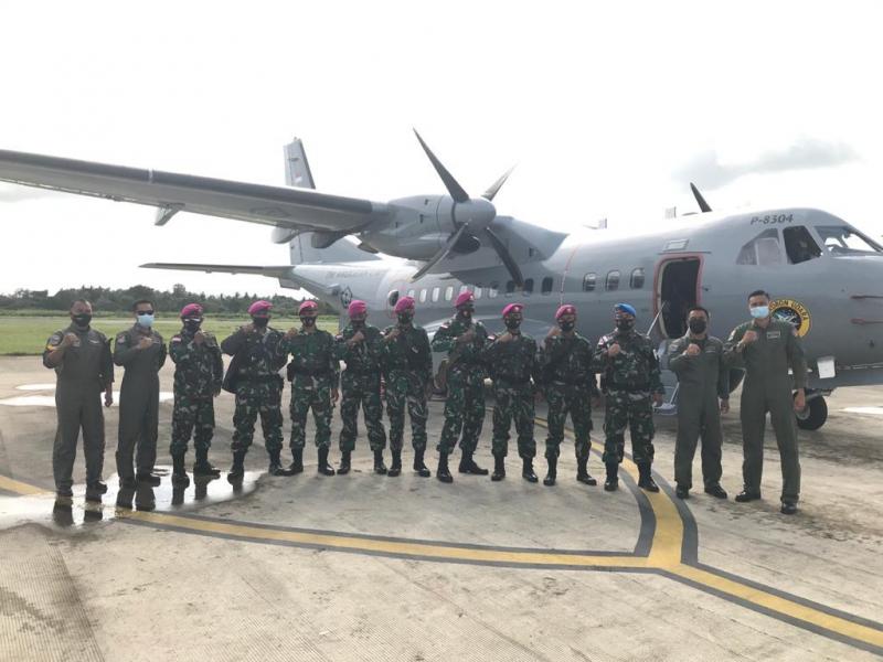 Pesawat Udara TNI AL Laksanakan Patroli Keamanan Laut