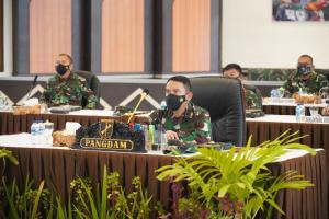 Pangdam XIII/Merdeka Ikuti Rapim TNI TA 2021