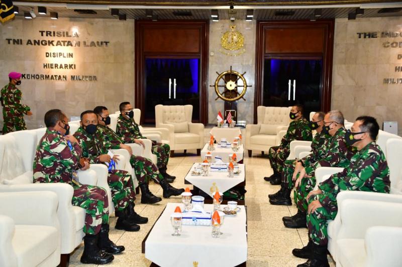 Kasal Terima Pelaporan Kenkat Empat Pati TNI AL