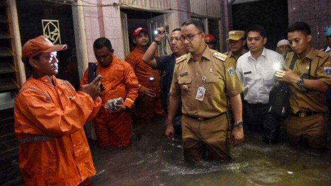 PSI Anggap Anies Belum Maksimal Menanggulangi Banjir Jakarta