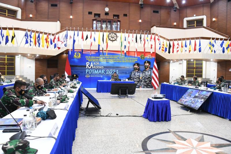 TNI AL Kuatkan Insan Potmar Wujudkan Program Percepatan Penanganan Covid-19