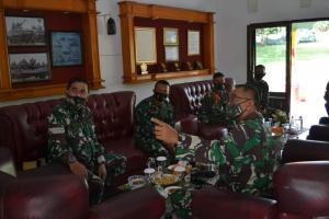 Kodam XIII Merdeka Terima Kunjungan Tim Aswaslat Pussenkav TNI AD