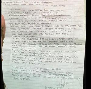 Viral! Beredar Isi Surat Wasiat Bomber di Gereja Katedral Makassar