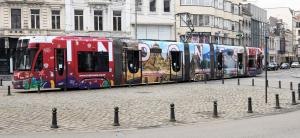 KBRI Brussel Promosi Wonderful Indonesia di Tram kota Brussel