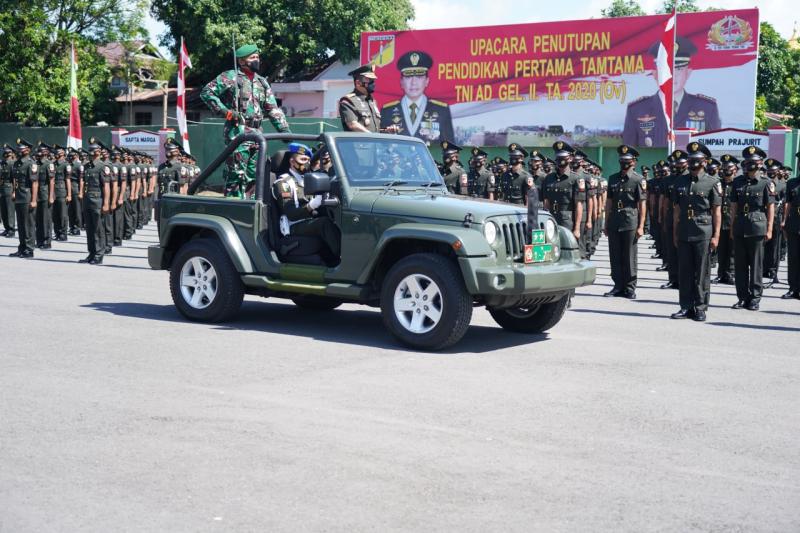 Pangdam XIII Merdeka Tutup Pendidikan Pertama Tamtama TNI AD