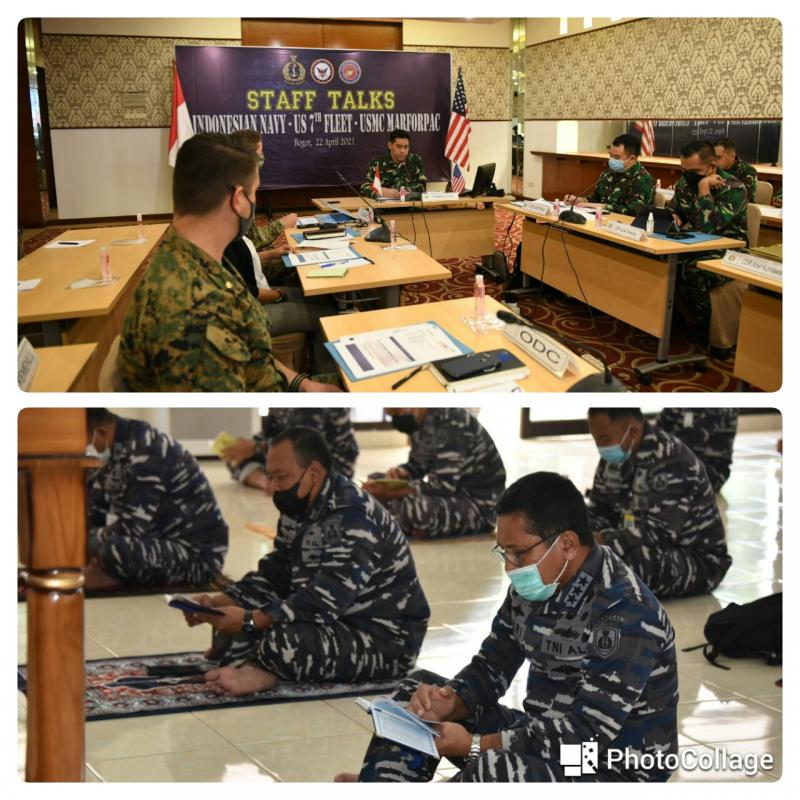 Staff Talks TNI AL dan US Navy, Doa Bersama untuk Keselamatan KRI Nanggala-402