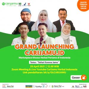 Grand Launching carijamu.id oleh Para Milenial