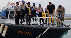 Serah Terima Kapal Patroli Dirpolairud Polda Banten Produksi Gandasari Shipyard