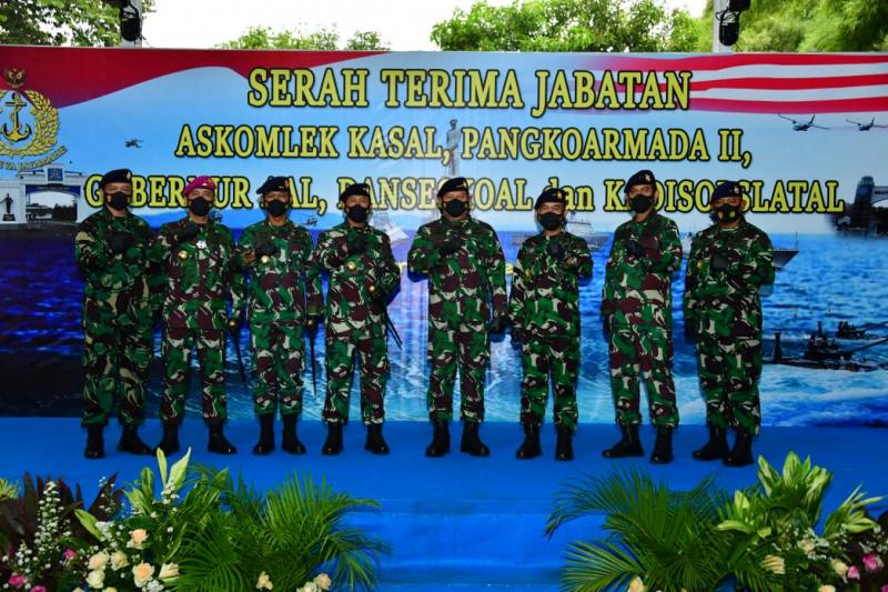 Kasal Pimpin Sertijab Lima Jabatan Strategis TNI AL
