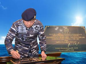 TNI AL Bantu Pembangunan Jembatan, Dukung Kelancaran Ekonomi