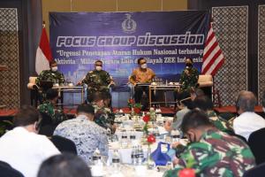 TNI AL Gelar FGD Aturan Hukum Aktifitas Militer Asing Di ZEE Indonesia