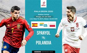 Post Match Grup E Piala Eropa, Spanyol Kontra Polandia 1 - 1