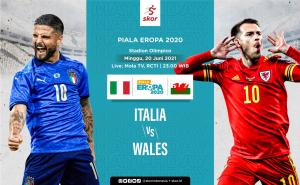 Prediksi Preview Match Grup A Piala Eropa Italia Vs Wales di Stadion Olympico