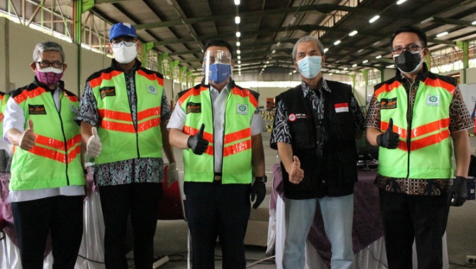 Wagub DKI Jakarta Apresiasi Pelaksanaan Sentra Vaksinasi Covid-19 PT JIEP