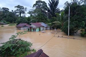 Banjir Landa Kabupaten Sintang, 4 Kecamatan Terendam