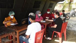 Lantamal IX Terus Vaksin Warga Pesisir Songsong HUT TNI AL ke-76