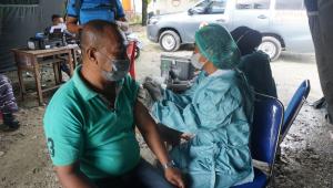 TNI AL Konsisten Gelar Serbuan Vaksin Masyarakat Maritim Putus Mata Rantai Covid-19