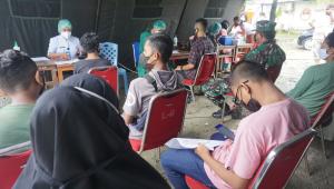 TNI AL Secara Continue Gelar Serbuan Vaksin Masyarakat Maritim