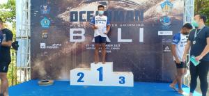 Top! Marinir Juarai Lomba Renang 10 KM Oceanman Open Water Swimming 2021
