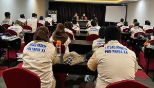 Kawal PON XX Papua, BNPB Beri Pembekalan 110 Relawan Protokol Kesehatan