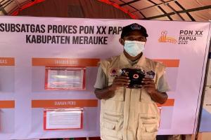 Relawan Protokol Kesehatan PON XX Papua, Salerus: Ini Panggilan Kemanusiaan 