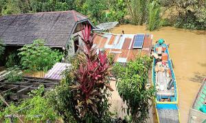 Banjir Surut, BPBD Tetap Imbau Warga Sintang Siaga Bencana