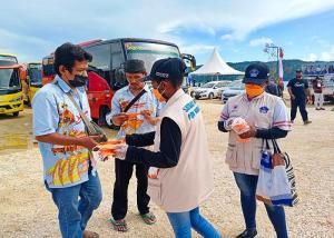 Relawan Prokes Kota Jayapura Gencar Bagi 44.000 Masker