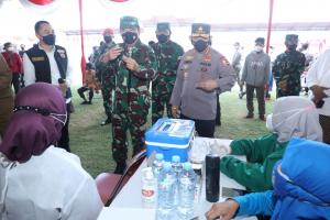 Panglima TNI : Vaksinasi Terbukti Ampuh Lindungi Masyarakat Dari Dampak Terburuk Covid-19