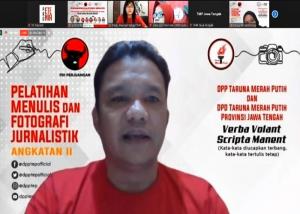 Kader Taruna Merah Putih Jawa Tengah Dilatih Jadi Pewarta Penggerak