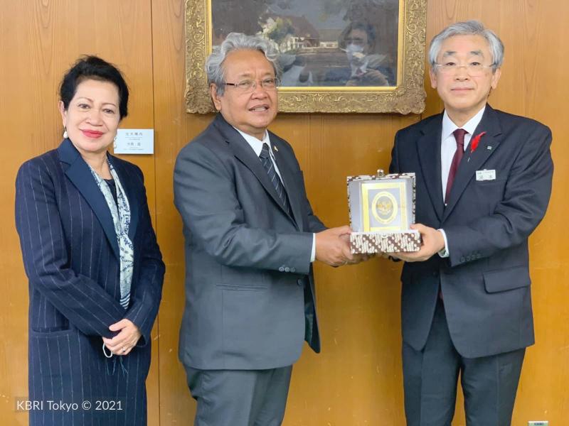 Dubes Heri Ajak Prefektur Hokkaido Jepang Manfaatkan Kemudahan Investasi di Indonesia Pasca Hadirnya UU Cipta Kerja