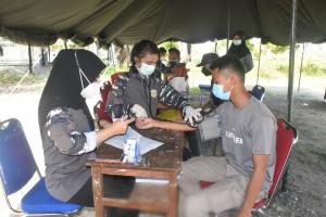 Tuntaskan Covid-19 di Wilayah Maluku, TNI AL Terus Optimalkan Vaksin