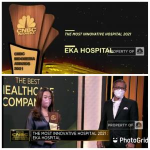 Eka Hospital Raih Penghargaan The Most Innovative Hospital 2021