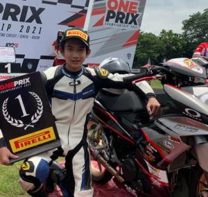    Felix PM Juara 1 Final Oneprix 2021 di Sirkuit Sentul Bogor