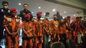 Ditemukan Bawa Sajam, Polisi Tangkap 21 Anggota Pemuda Pancasila Pengeroyok AKBP Dermawan
