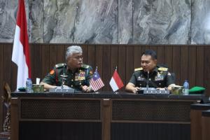 Kasad :Hubungan Indonesia-Malaysia Sudah Terjalin Erat Karena Negara Sahabat Dalam Satu Kawasan