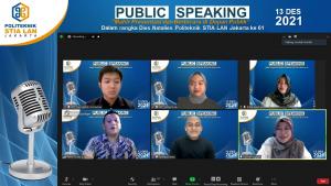 Pelatihan Public Speaking Politeknik STIA LAN Jakarta