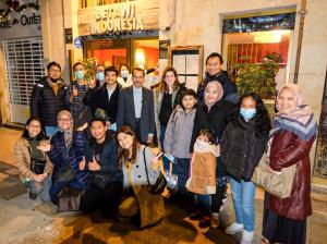 Dubes dan Rombongan KBRI Disambut Mahasiswa di Barcelona