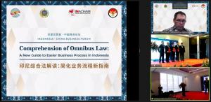Diskusi tentang Omnibus Law Indonesia Tingkatkan Kepercayaan Investor Tiongkok terhadap Indonesia