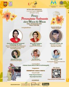 Peran Perempuan Indonesia Dari Masa Ke Masa Mewarnai Peringatan Hari Ibu Mitra Seni Indonesia 2021